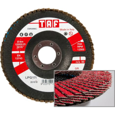 Taf 125x22mm ceramic lamellar disc