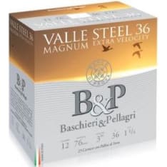 B&P 12/76 Valle Steel 36g 25 kpl haulikonpatruuna