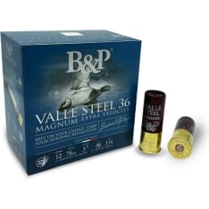 B&P 12/76 Valle Steel 36g 25 pc shotgun cartridge