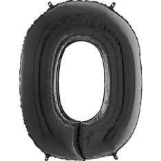 Musta 70 cm numerofoliopallo