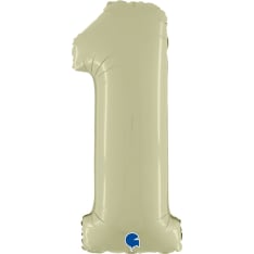 Oliivinvihreä 70 cm numerofoliopallo