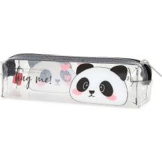 Legami Panda Transparent Pencil Case