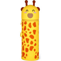 Legami 2-In-1 silicone pencil case - kawaii - giraffe