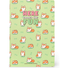 Legami viivoitettu muistikirja quaderno pieni Corgi