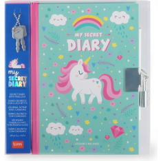 Legami salainen päiväkirja riippulukolla Unicorn