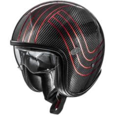 Premier Kypärä Vintage Platinum ED.Carbon EX Red Chromed