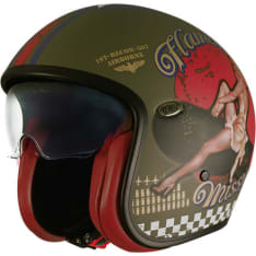 Premier Helmets 2206 Vintage Pin Up Military BM