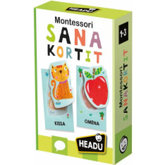 Headu Montessori Word Cards (Finnish-language)