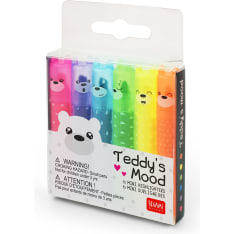 Legami Teddy´s Mood 6 pcs Mini Highlighter