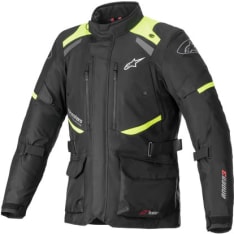 Alpinestars Tekstiilitakki Andes v3 Drystar Musta/Keltainen fluo