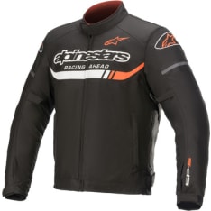Alpinestars Tekstiilitakki T-SP S Ignition Vedenpitävä Musta/Punainen fluo