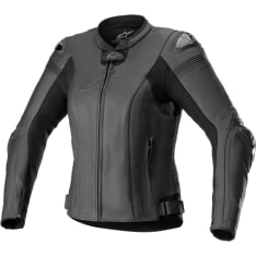 Alpinestars Leather Jacket Women's Missile v2 Black/Black