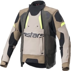 Alpinestars Tekstiilitakki Halo Drystar Khaki/Hiekka