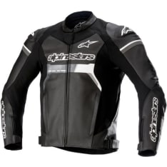 Alpinestars Leather Jacket GP Force Tech Air Black/White