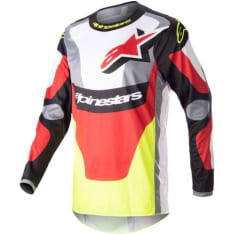 Alpinestars Paita Fluid Agent Musta/Punainen/Keltainen Fluo L