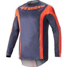 Alpinestars Paita Techstar Arch Tumman Sininen/Hot Oranssi S