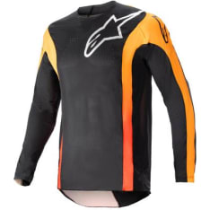 Alpinestars Paita Techstar Sein Musta/Hot Oranssi S