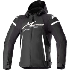 Alpinestars Tekstiilitakki Zaca Vedenpitävä Musta/Valkoinen