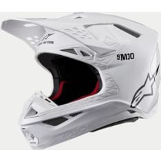 Alpinestars Kypärä S-M10 2206 Solid Valkoinen