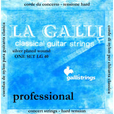 La Galli LG40 nylon string guitar hard tension strings