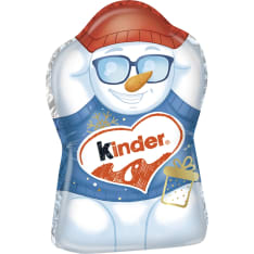 Kinder julfigur med skal av mjölkchoklad men en mjölkig fyllning 35g