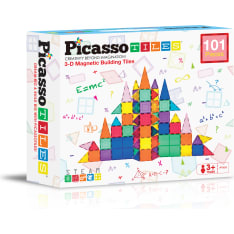 Picasso Magnetic Tiles 101-osainen magneettinen rakennussarja