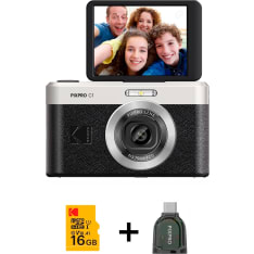 KODAK Digital Camera Pixpro C1 CMOS 5x 13MP Black - Bundle