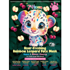 7th Heaven Rainbow Leopard kankainen kasvonaamio