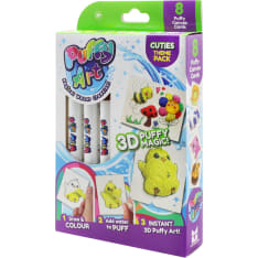 Water Art Puffy Art Cutie Colouring Set