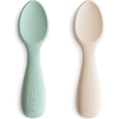Mushie Toddler Starter Spoons Silicone 2-Pack
