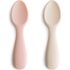 Mushie Toddler Starter Spoons Silicone 2-Pack