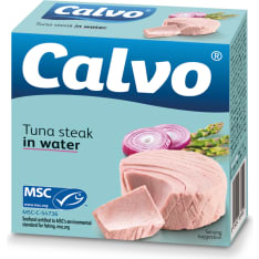 Calvo 160/112g vedessä MSC tonnikala
