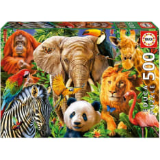 Educa Wild Animal Collage 500p palapeli