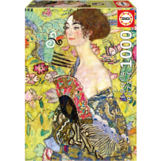 Educa Lady With A Fan, Gustav Klimt 1000p jigsaw puzzle