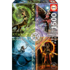 Educa Elemental Magic Star Chart, Anne Stokes 1500p palapeli