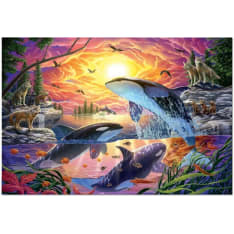 Educa Orcas And Wolves 4000p puzzle