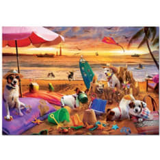 Educa Dogs Playing At The Beach 1000p puzzle