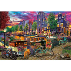 Educa Biking In Amsterdam 6000p puzzle