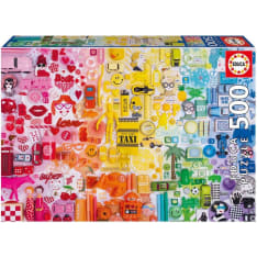 Educa Colourful Collage 500-piece jigsaw puzzle