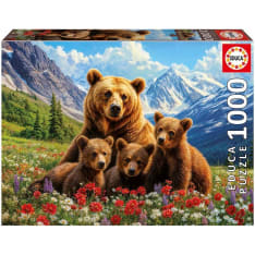 Educa Grizzly Bears In Canada 1000p palapeli