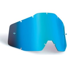 FMF POWERBOMB/CORE YOUTH Replacement Lens Anti-Fog Blue Mirror