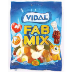 Vidal Fab Mix fruit-flavored sweets 90g