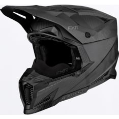 FXR Helium Alpha Carbon MIPS snowmobile helmet