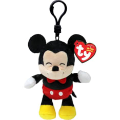 TY Clip Licence 34011 Mickey Mouse soft toy