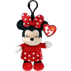TY Clip Licence 34012 Minnie Mouse soft toy