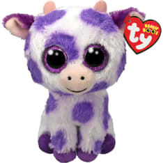 TY Beanie Boos Ethel Purple Sports Cow 15 cm lehmä pehmo