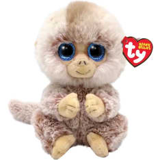 Ty Stubby monkey tan beanie bellies reg pehmolelu