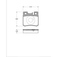 Roadhouse 2282-20 Brake disc set, Taka