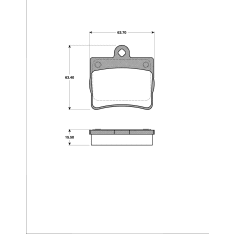 Roadhouse 2630-00 Brake disc set, Taka