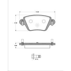 Roadhouse 2777-10 Brake disc set, Taka